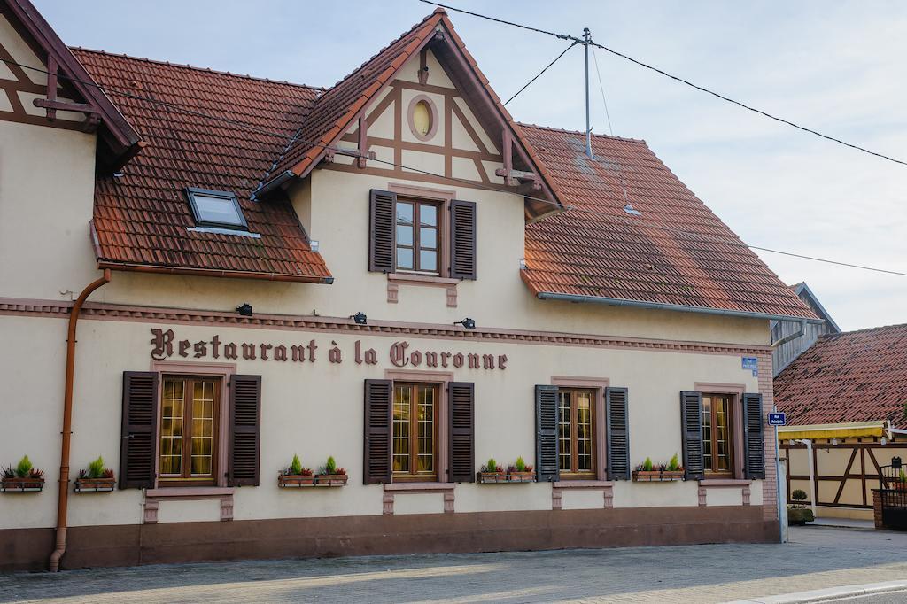 Hôtel Restaurant La Couronne Roppenheim Exterior foto