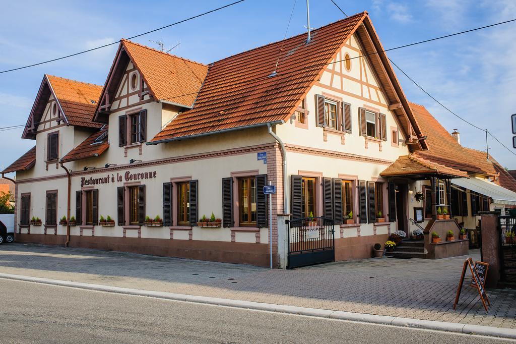 Hôtel Restaurant La Couronne Roppenheim Exterior foto
